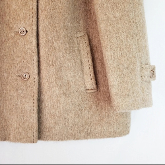 𝅺ADORABLE Vintage 100% Llama Wool Coat EVC 🦙❤️ - Picture 5 of 10